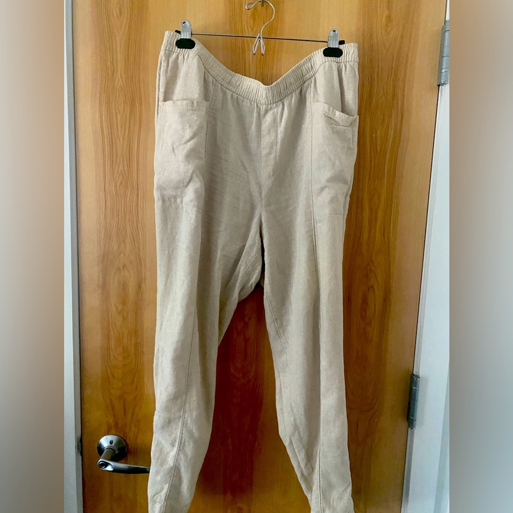 Old Navy Linen Ankle Pants